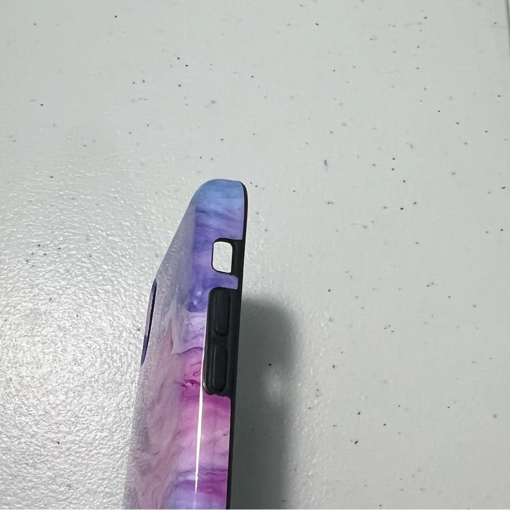 iPhone X Marble Purple Case